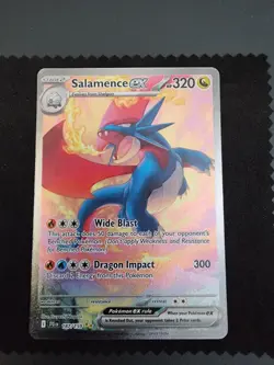 Pokemon TCG Salamence EX Journey Together Special Illustration Rare Card 187/159 - Image 1