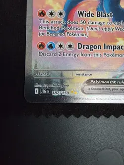 Pokemon TCG Salamence EX Journey Together Special Illustration Rare Card 187/159 - Image 5