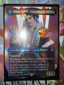 Emet-Selch, Unsundered - MTG Final Fantasy - M 0394 - Borderless FOIL Magic - Image 1