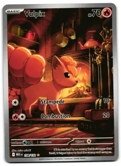 Vulpix 138/132 - Mega Evolution Illustration Rare Pokemon TCG - M/LP Card - Image 1