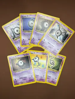 Pokemon TCG Unown K I D N E Y S Neo Destiny/Discovery 7 Card Lot 2000 - Image 1