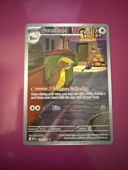 Gumshoos 153/132 Full Art NM/M Mega Evolution Pokemon Card - Image 1