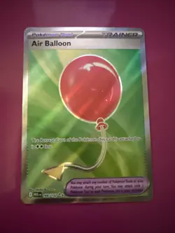Air Balloon 166/132 Full Art NM/M Mega Evolution Pokemon Card - Image 1
