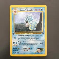 Pokemon TCG Giovanni's Gyarados Gym Challenge Holo Card 5/132 1st Edition - Image 1