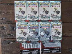 12 Pokemon blister cards journey together Scarlet Booster Fun Pack promo sr art - Image 1
