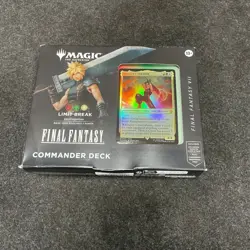 Final Fantasy VII Commander Deck Limit Break MTG, Sealed Box is Worn - Image 1