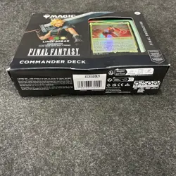 Final Fantasy VII Commander Deck Limit Break MTG, Sealed Box is Worn - Image 3