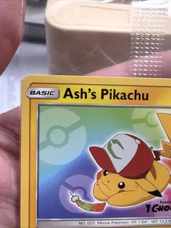 Ash’s Pikachu SM108 Ultra Rare Non Holo Movie Promo Pokemon Card * Sealed * - Image 2