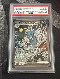 Kingdra ex SVP #131 English Promo PSA 10 Pokemon Card - Image 1