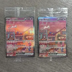 2023 Pokemon 151 Mew Ex Black Star Promo Holo 053 SVP EN - 2 SEALED Cards LOT! - Image 1