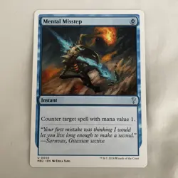 MTG - Mental Misstep (White Border) Mystery Booster 2 Regular NM 1x - Image 1