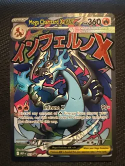 Mega Charizard X ex 023 Promo Pokemon Card Phantasmal Flames UPC - Image 1