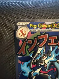Mega Charizard X ex 023 Promo Pokemon Card Phantasmal Flames UPC - Image 2