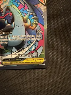Mega Charizard X ex 023 Promo Pokemon Card Phantasmal Flames UPC - Image 4