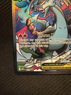 Mega Charizard X ex 023 Promo Pokemon Card Phantasmal Flames UPC - Image 5