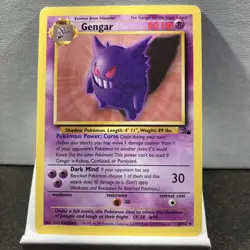Pokemon Card Gengar Rare Fossil Set - Image 2