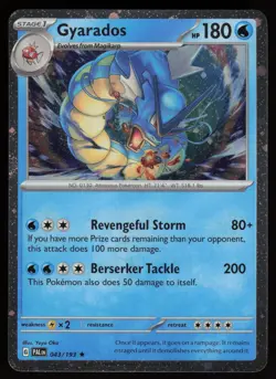 GYARADOS 043/193 HOLOFOIL PROMO MISCELLANEOUS CARDS & PRODUCTS POKEMON NM/M - Image 1