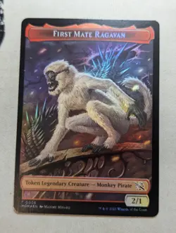 Token - Knight & First Mate Ragavan - MTG - MOM 0010 & 0006 - FOIL - Image 2