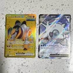 Pokemon EX Holo Lot Iron Boulder EX, Cetitan EX Paldea Evolved English x2 - Image 1
