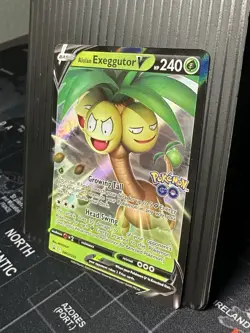 Pokemon Alolan Exeggutor V SWSH225 Pokemon GO Promo Holo 240 HP Pokemon TCG - Image 2