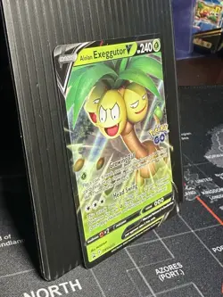 Pokemon Alolan Exeggutor V SWSH225 Pokemon GO Promo Holo 240 HP Pokemon TCG - Image 3