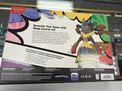 Pokemon Mega Evolution Ascended Heroes Lucario Poster Collection PRESALE - Image 2