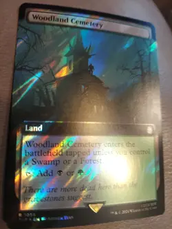 Woodland Cemetery (Extended Art) (Surge Foil) Universes Beyond: Fallout Foil - Image 1