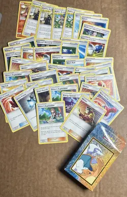 Pokemon TCG League Battle Deck RESHIRAM & CHARIZARD GX Tag Team box w/some cards - Image 1