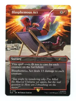 Magic The Gathering: Secret Lair Drop Non-Foil Blasphemous Act #1756 - Image 1
