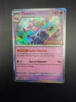 Pokemon Tinkaton SVP020 Black Star Promo NM Paldea Evolved Pre Release - Image 1
