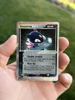 Pokemon TCG Sneasel EX Ruby and Sapphire Holo Ultra Rare - Image 1