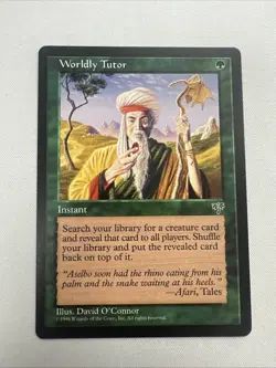 Worldly Tutor Mirage Regular Near mint NM - Image 1