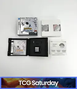 2010 POKEMON SOULSILVER VERSION NINTENDO DS GAME BOX WITH POKEWALKER CIB - Image 2