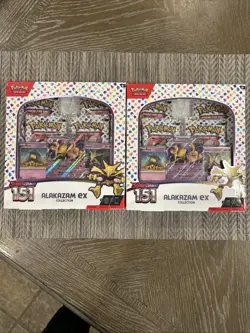 Pokemon Scarlet & Violet 151 Alakazam EX Collection Box New Factory Sealed Qty 2 - Image 5