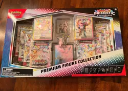 Pokemon TCG Prismatic Evolutions Premium Figure Collection Box Promo, Pin - Image 1