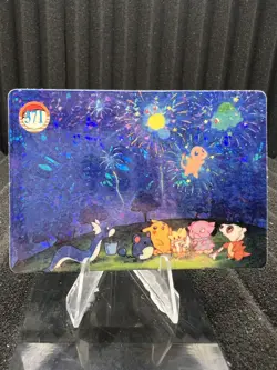 Pokemon Vintage Pocket Monsters Vending HOLO Prism Sticker 1999 Nintendo Japan - Image 1