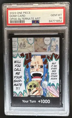 2023 One Piece Kingdoms OI OP04 Don!! Card Nefeltari Vivi Alt Art NNO PSA 10 - Image 1