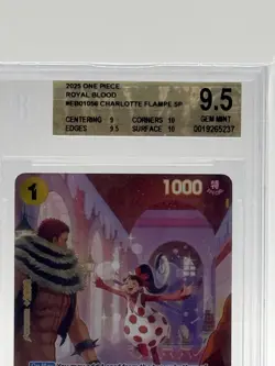 Bandai One Piece Charlotte Flampe Royal Blood EB01-056 SP BGS 9.5 - Image 2