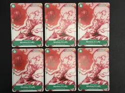 One Piece 🔥 Monkey D. Luffy P-061 Promo Card Lot Of (6) - Image 1