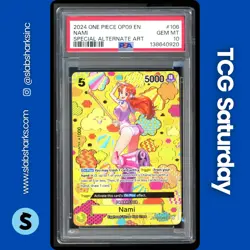 2024 ONE PIECE EMPERORS NEW WORLD OP09 NAMI (SP) SPECIAL ALTERNATIVE ART PSA 10 - Image 1