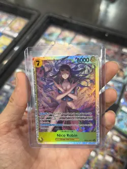 One Piece TCG Nico Robin ENGLISH EB03-055 HEROINES SR NM - Image 1