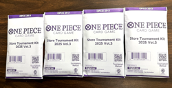 4 KIT LOT of SEALED 2025 One Piece TCG Tournament Kits Vol 3 English (7b) - Image 1