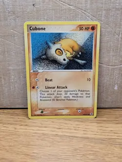 Cubone 60/112 FireRed & LeafGreen Non-Holo Pokemon Card TCG - Image 1