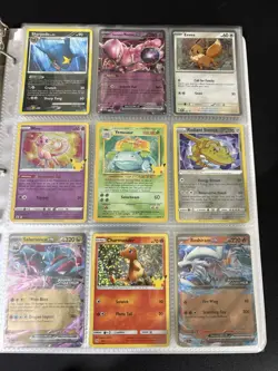 Pokemon Binder Lot Collection Of 108 NM Modern -Mid Era Cards Celebrations + - Image 1