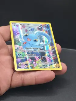 Pokemon TCG Manaphy XY113 Black Star Promo Holo Card Near Mint Condition - Image 4