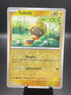 Tadbulb [Reverse Holo] 074/197 OBF Obsidian Flames Pokemon Card - Image 1