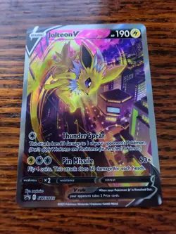 NM Jolteon V SWSH183 SWSH: Sword & Shield Promo Cards Holo - Image 1