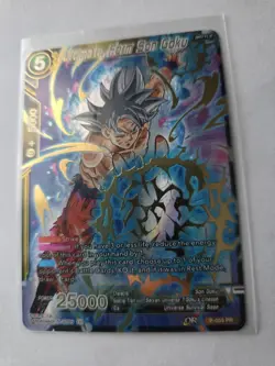 ULTIMATE FORM SON GOKU P-059 PR GOLD STAMP FOIL DRAGON BALL SUPER CARD NM-MT DBS - Image 3