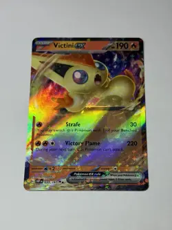 Victini ex 033/197 Double Rare OBF SV03: Obsidian Flames Pokemon Card TCG NM/M - Image 1