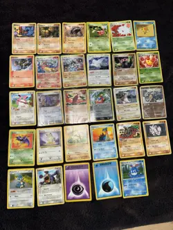 Pokemon Vintage 29 Card Lot Collection Holo Cosmos Promos & More HP - MP Not Psa - Image 1